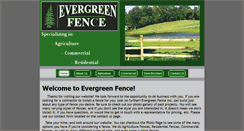 Desktop Screenshot of evergreenfence.net